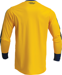Differ Roosted Jersey - Lemon/Navy - Small -
