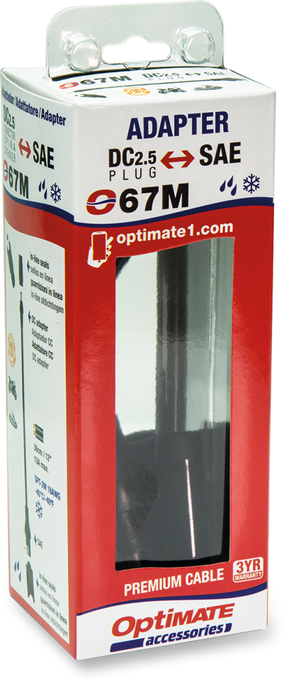 Charger Cord Kit - SAE to 2.5 mm Barrel