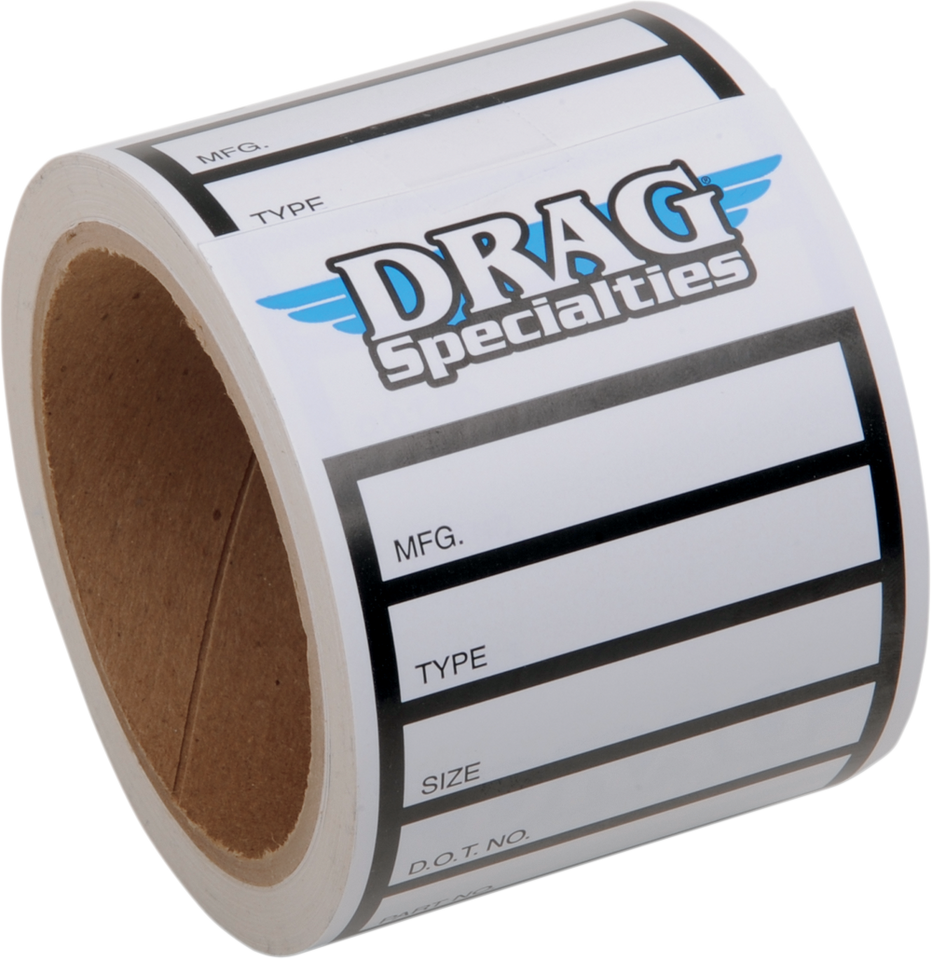 Tire Labels - 100 Peice