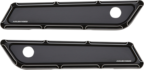 Beveled Latch Cover - Black - Lutzka's Garage