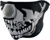 Half Mask - Chrome Skull