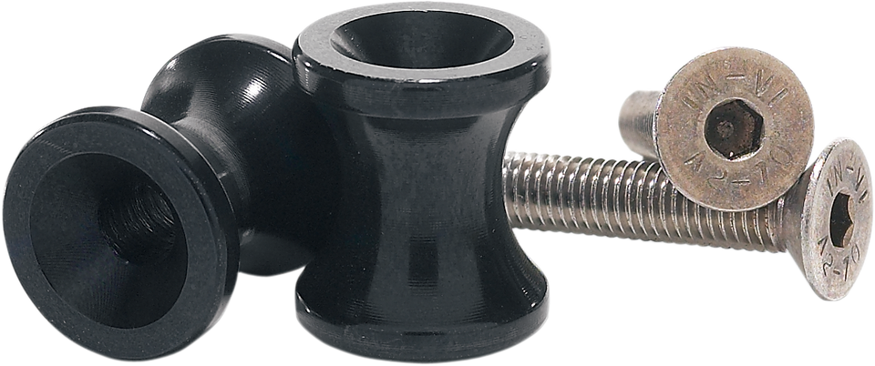 Swingarm Spool - Black - 10 mm - Lutzka's Garage
