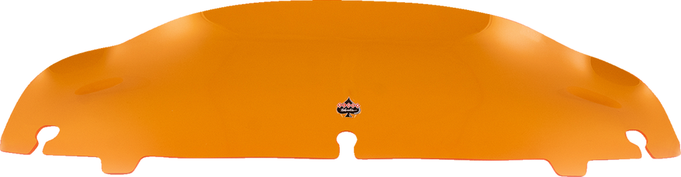 Kolor Flare Sport Windshield - 4" - Orange - FLH - Lutzka's Garage