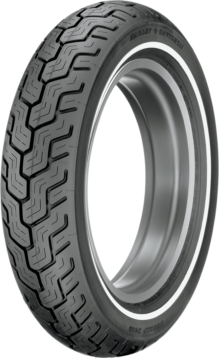 Tire - D402 - MT90-16 - Small Whitewall - Rear