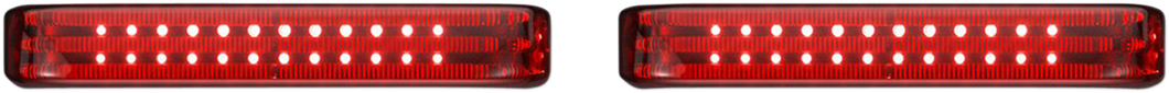 Saddlebag Lights - BCM - Black/Red - Lutzka's Garage