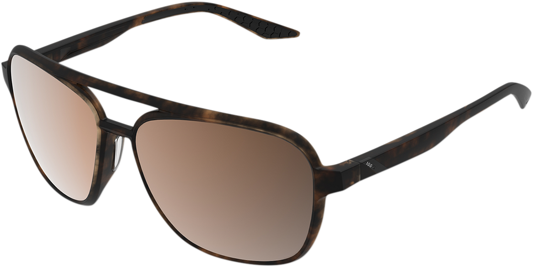 Kasia Aviator Sunglasses - Round - Havana - Bronze Polarized - Lutzka's Garage