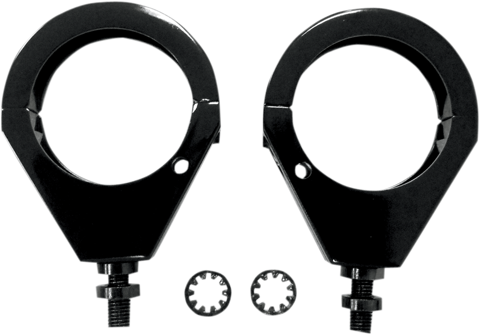 Turn Signal - Clamp - 49mm - Black - Lutzka's Garage