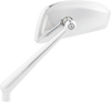 Tearchop Mirror - Lefthand - Chrome - Lutzka's Garage
