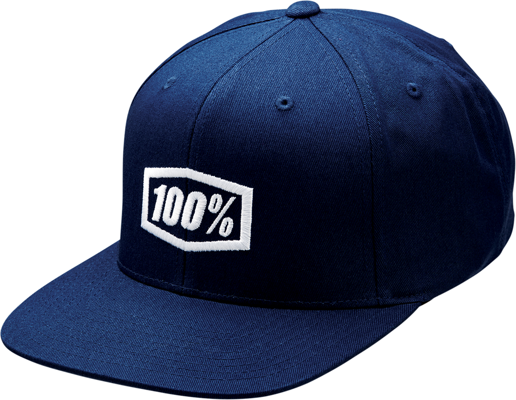 Icon Snapback Hat - Navy - One Size - Lutzka's Garage