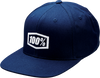 Icon Snapback Hat - Navy - One Size - Lutzka's Garage