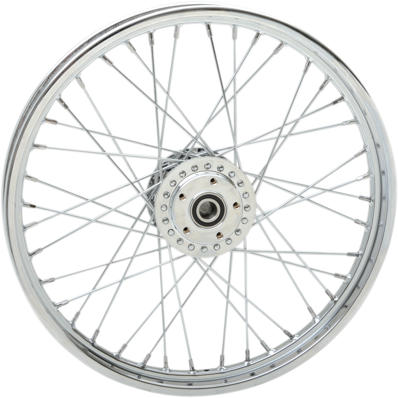 Wheel - Laced - 40 Spoke - Front - Chrome - 21x2.15 - 04-05 FXD - Lutzka's Garage