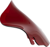 Kolor Flare Windshield - 6-1/2" - Red - FLH - Lutzka's Garage