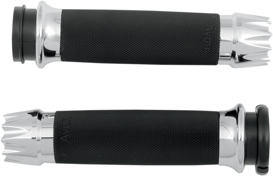 Grips - Excalibur - Custom - TBW - Chrome - Lutzka's Garage