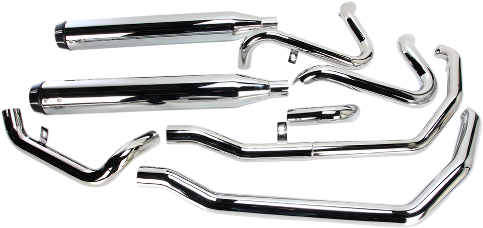 Down Under Exhaust - Chrome - Straight Can - Lutzka's Garage