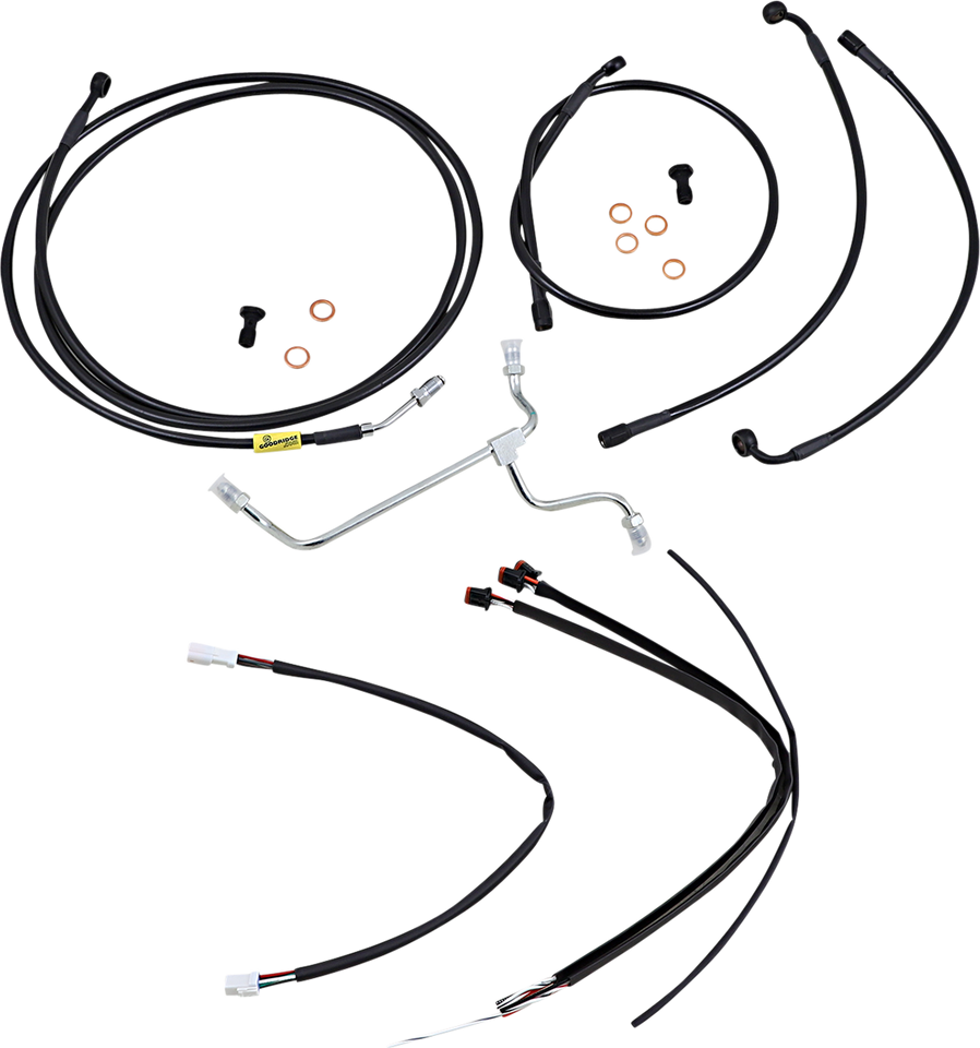 Control Kit - 15" Ape Hanger Handlebars