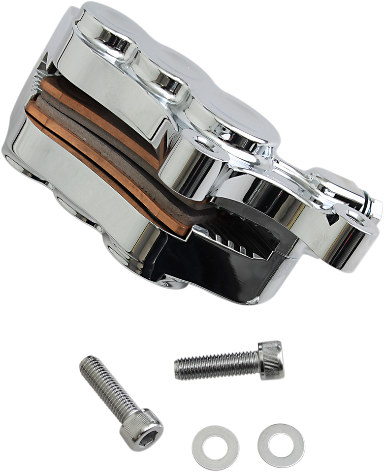 6-Piston Caliper - Front Right - Chrome - 11.8" - Lutzka's Garage