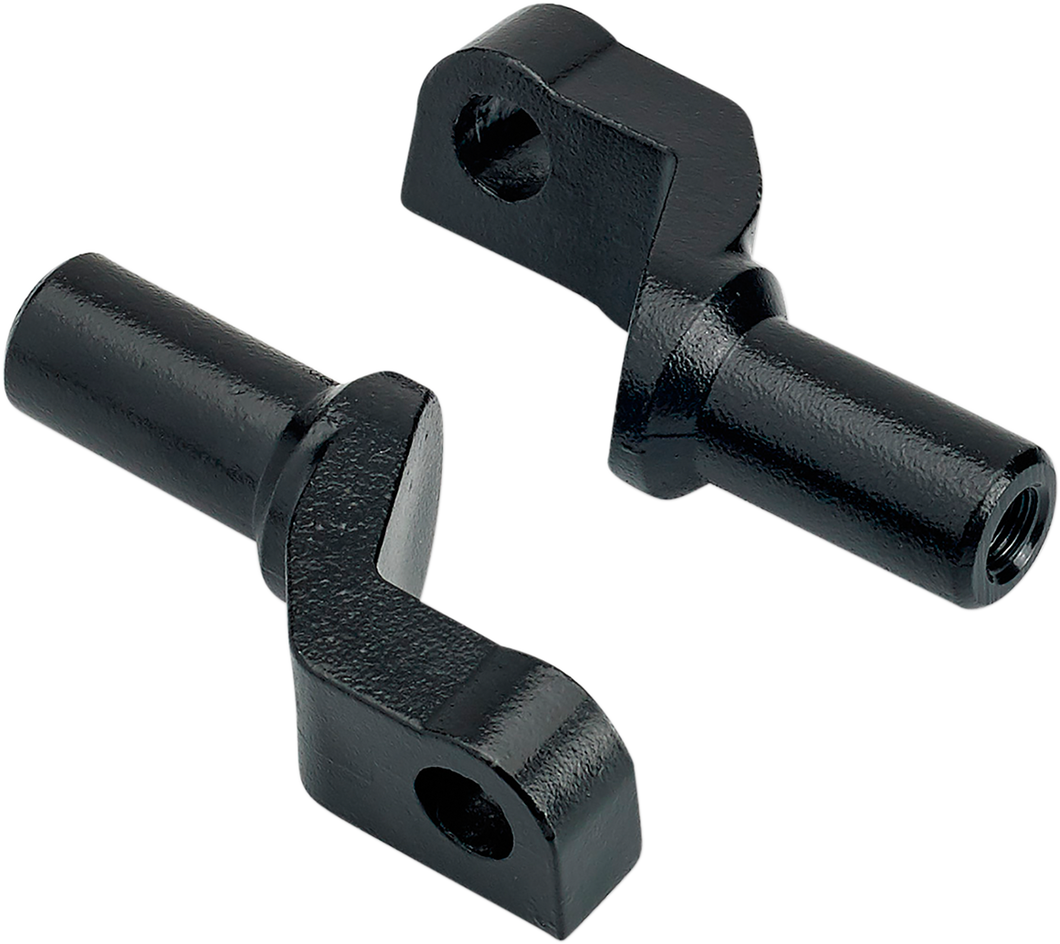 Footpeg Step Mount - Black - Lutzka's Garage