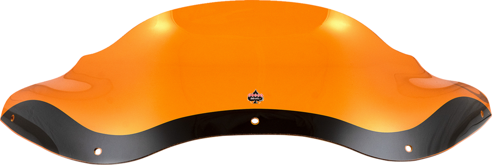 Kolor Flare Windshield - 8" - Orange - FLTR - Lutzka's Garage