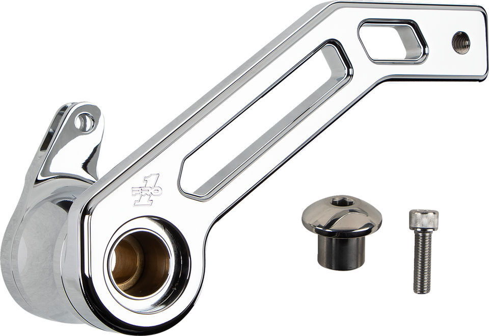 Touring T-Rex Shorty Brake Arm - Chrome - 08-13 FL - Lutzka's Garage