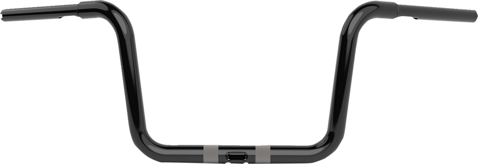 Handlebar - Twin Round - 10" - Black - Lutzka's Garage