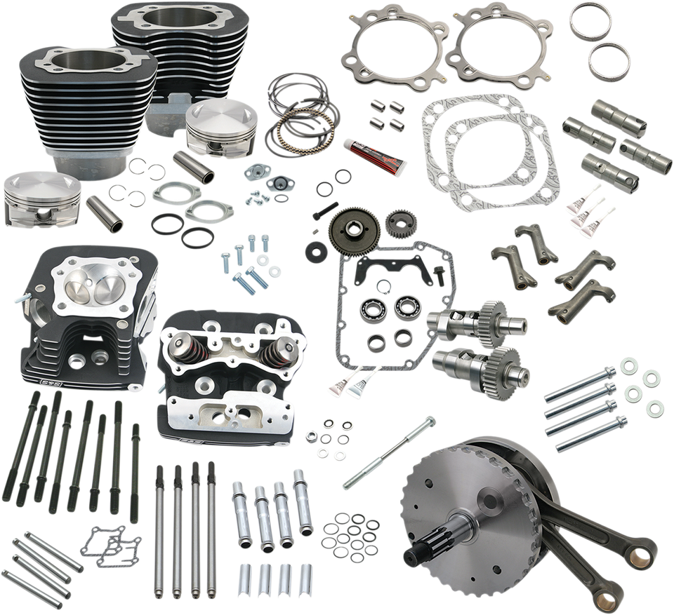 124" Hot Set Up Engine Performance Kit - Black - Lutzka's Garage