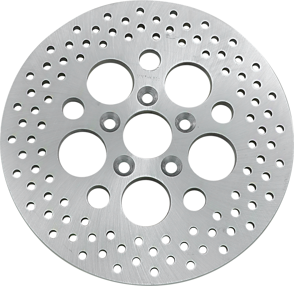 Drilled Brake Rotor - Rear - 11.875" - Touring