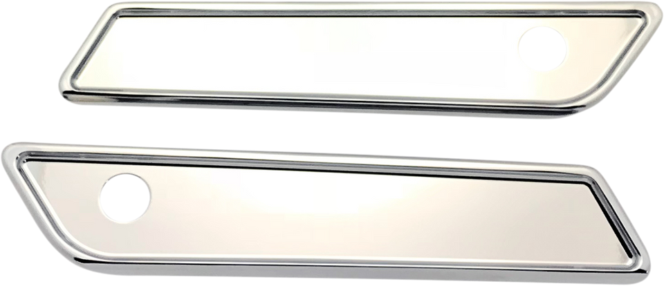 Saddlebag Cover Latch - Chrome - Small - Lutzka's Garage