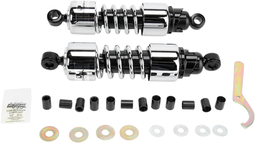 Shocks - 412 Cruiser Series - Chrome - 11.5