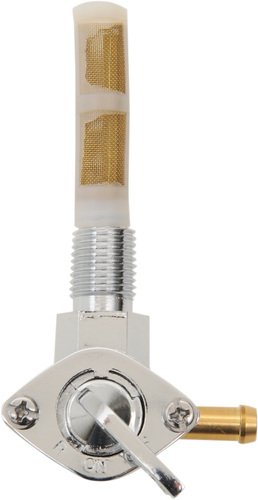 90 Degree Petcock - Chrome - 1/4