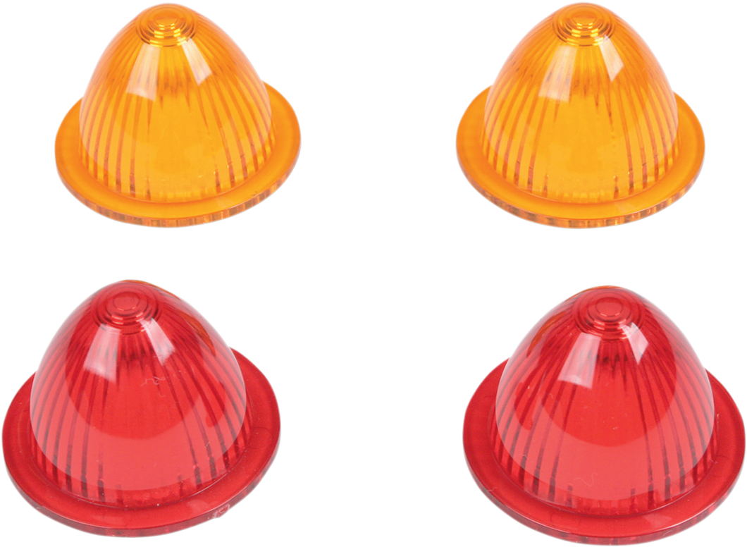 Mini Retro-Style Lens Kit - Amber/Red - Lutzka's Garage