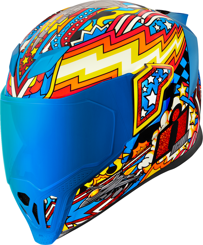 Airflite Helmet - Flyboy - Blue - XS - Lutzka's Garage