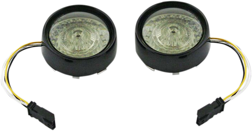 Bullet Turn Signal - JAE CVO - Gloss Black - Smoke Lens - Lutzka's Garage