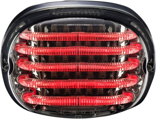 Taillight - with License Plate Illumination Window - Smoke