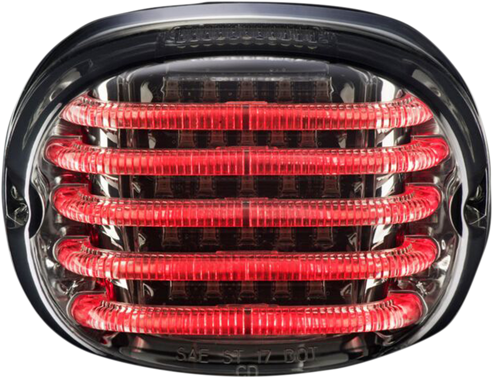 Taillight - with License Plate Illumination Window - Smoke