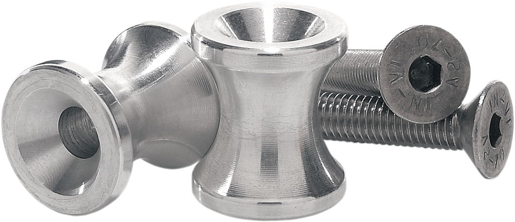 Swingarm Spool - Silver - 10 mm - Lutzka's Garage