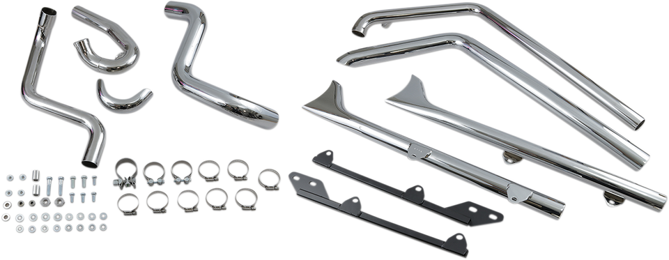 Fishtail Exhaust - 30" - Softail