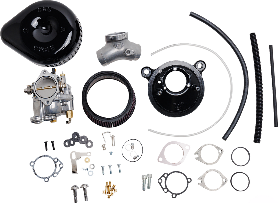 Carburetor G and Stealth Air Kit - Black - Big Twin 84-99 - Lutzka's Garage