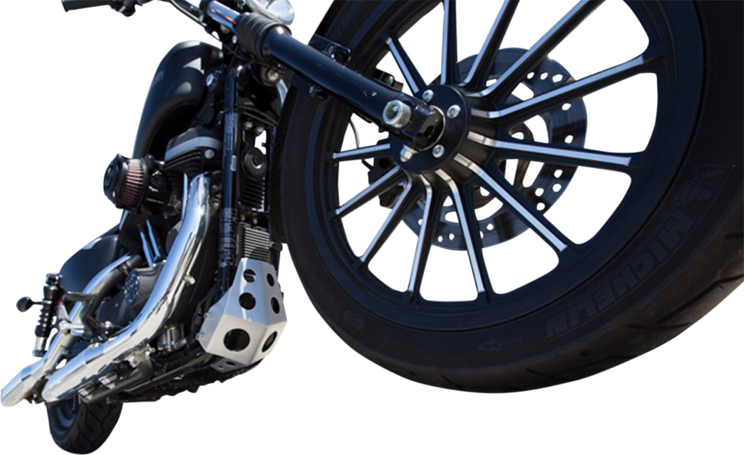 Skid Plate - Aluminum - Sportster - Lutzka's Garage