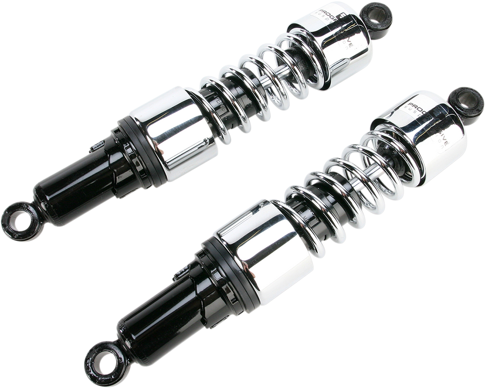 Shocks - 412 Cruiser Series - Chrome - 14.2" - Standard - Lutzka's Garage