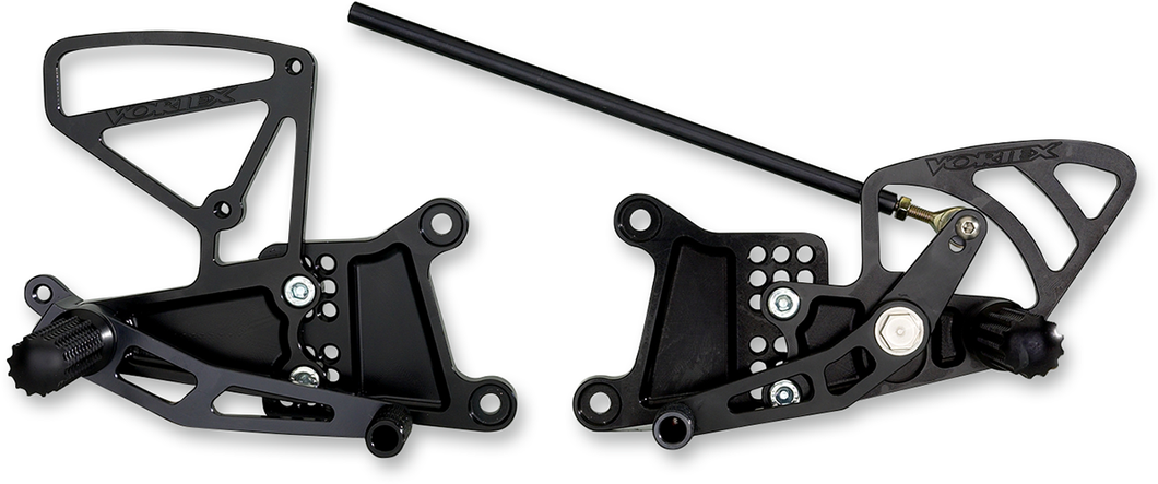 Rearset - Black - R1 - Lutzka's Garage