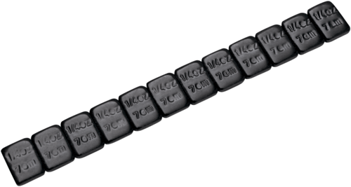 Wheel Weight - Steel - Black - 1/4