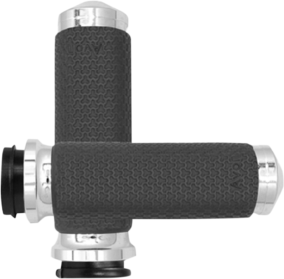 Grips - Memory Foam - Large - TBW - Chrome - Lutzka's Garage