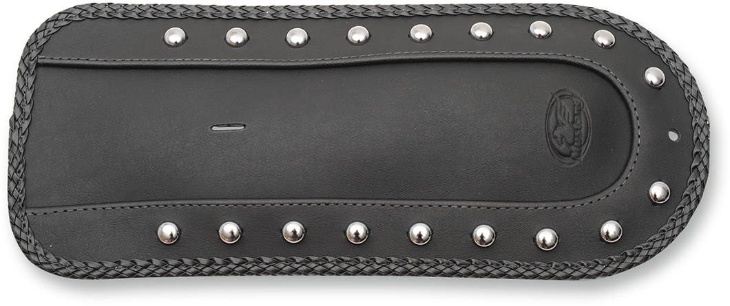 Solo Seat Fender Bib - Studded Chrome