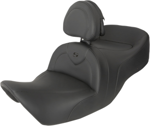 RoadSofa™ Seat - With Backrest - Black W/Black Stitching