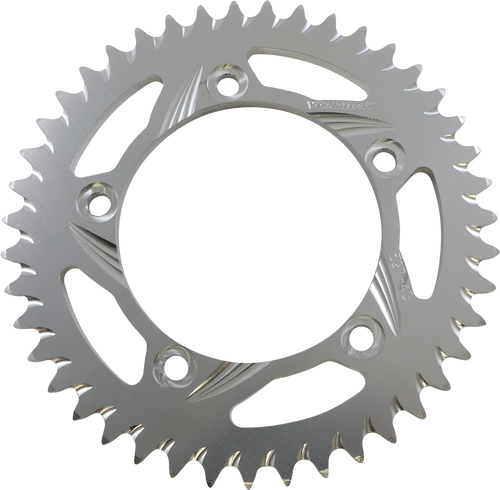 Aluminum Sprocket - Silver - Rear - 43 Tooth - Lutzka's Garage