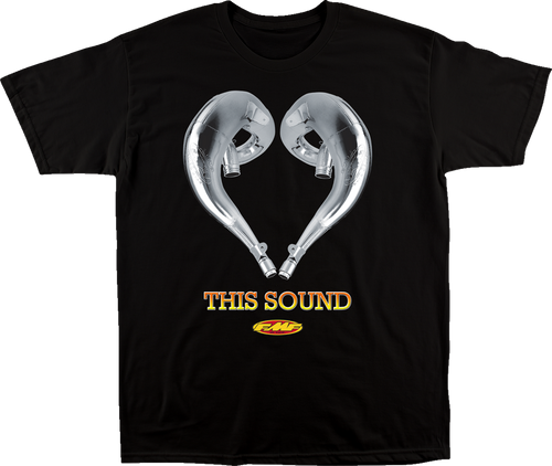 Love Sound T-Shirt - Black - Small - Lutzka's Garage