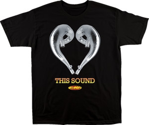 Love Sound T-Shirt - Black - Small - Lutzka's Garage