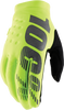 Youth Brisker Gloves - Fluorescent Yellow - Small - Lutzka's Garage