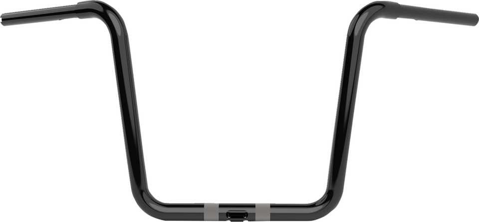 Handlebar - Twin Round - 14" - Black - Lutzka's Garage