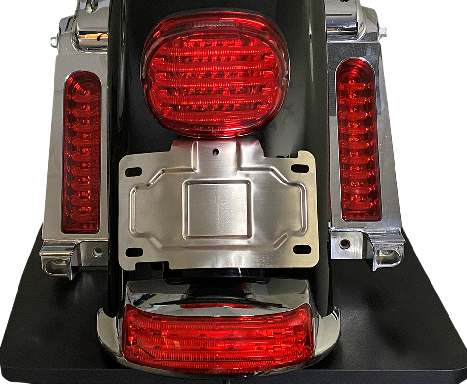 License Plate Mount/Relocation - Chrome - Lutzka's Garage